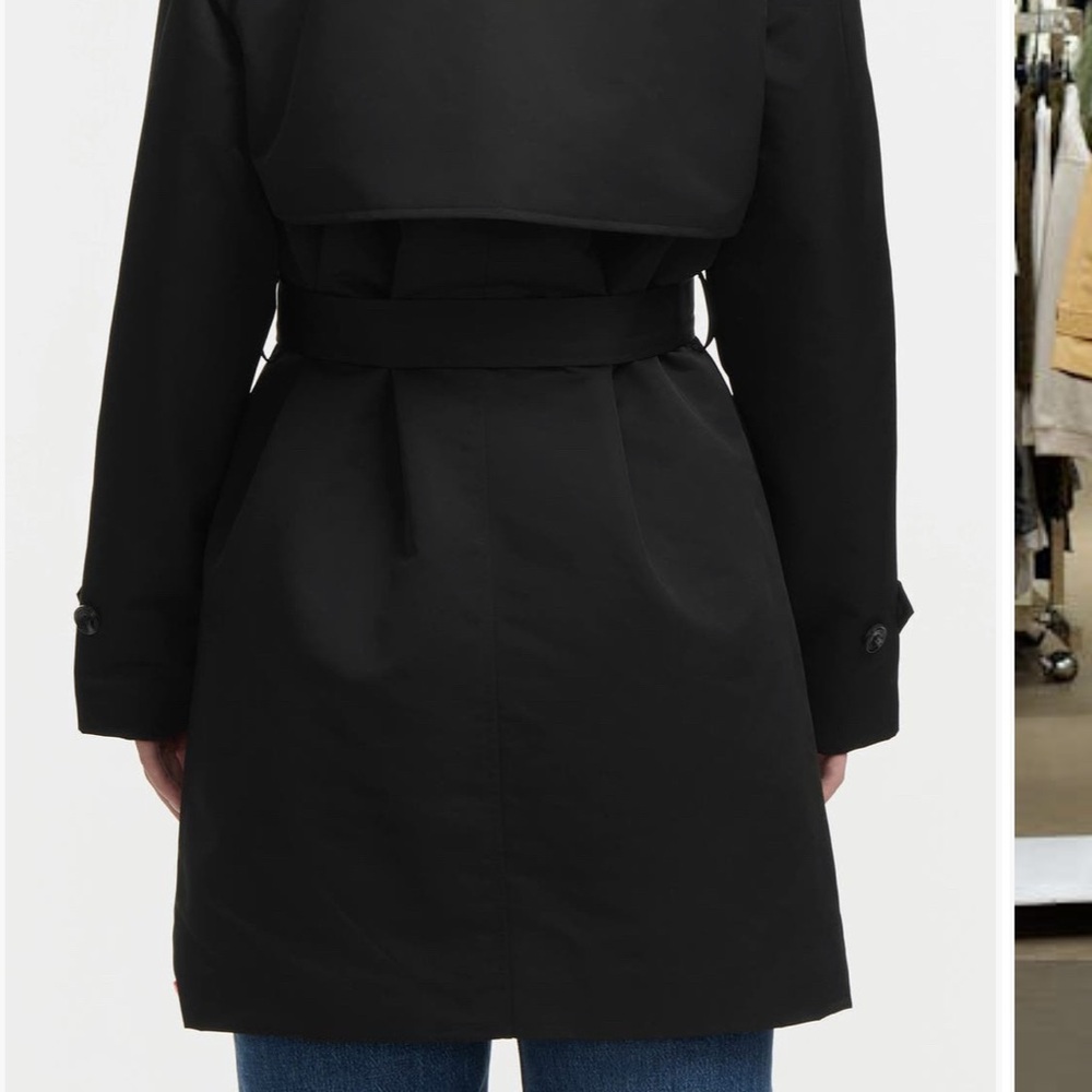 Hunter, navy, Belted Coat tag shows XS fits more like a medium NWT! - Picture 5 of 15